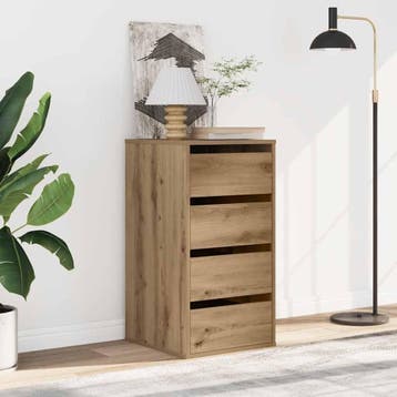 vidaXL Ladekast 40x41x76 cm bewerkt hout artisanaal, Verzenden