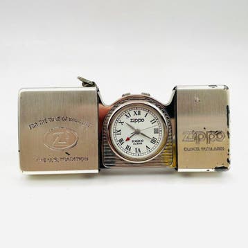 Bureauklok - Zippo - Ontwerp Messing - 1990-2000 - Klok met, Nieuw