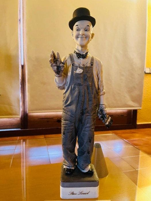 Algora - Limited Edition - sculptuur, Laurel & Hardy - 37 cm, Antiek en Kunst, Antiek | Glaswerk en Kristal