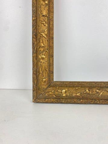 Lijst - Hout, bladgoud - Frankrijk XIXe eeuw - 72 cm x 56 cm