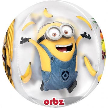 Minions Helium Ballon Bal 40cm leeg, Verzenden, Nieuw