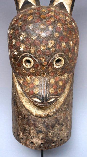 Masque zoomorphe rare - - - Luba - République démocratique