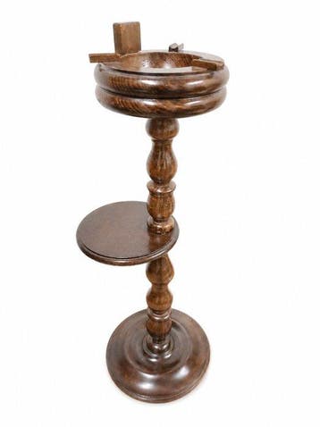 Asbak - Hout - retro asbak