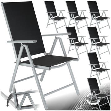 Opvouwbare tuinstoelen met verstelbare rugleuning, gaas, Verzenden, Nieuw