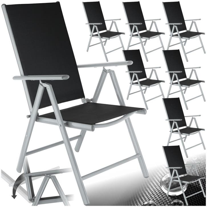 Opvouwbare tuinstoelen met verstelbare rugleuning, gaas, Jardin & Terrasse, Jardin & Terrasse Autre, Envoi