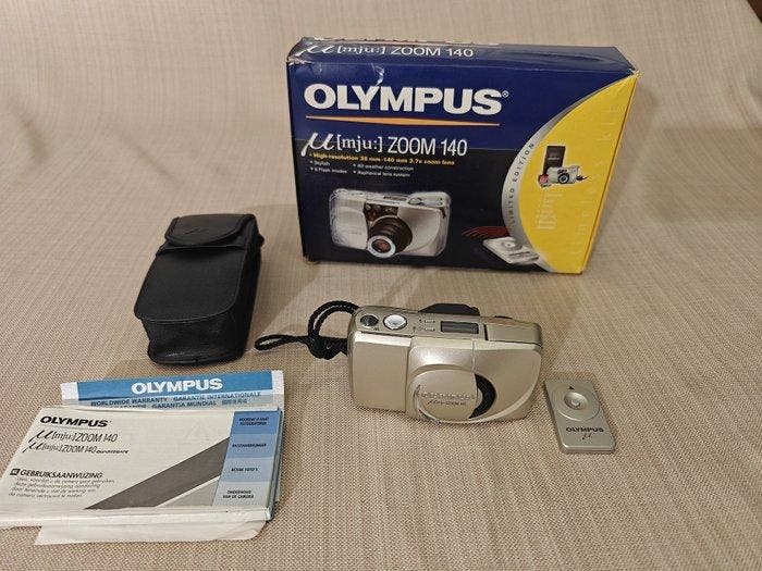 Olympus mju: ZOOM 140 (Limited Edition box) Analoge camera, Audio, Tv en Foto, Fotocamera's Analoog