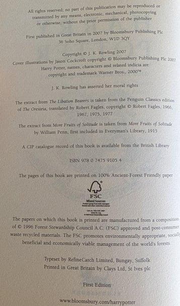 J.K. Rowling - Harry Potter and the Deathly Hallows -