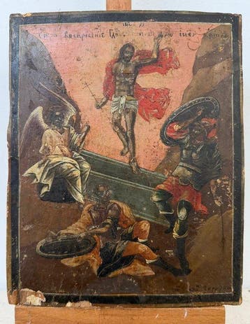 Ivan Gorbunov (XVIII-XIX) - Resurrezione di Cristo con