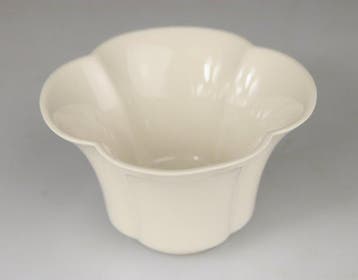Coupe Libatoire Porcelaine Blanc de Chine - Dehua -, Antiquités & Art