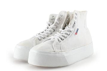 Superga Hoge sneakers in maat 39 Wit, Verzenden, Wit, Sneakers, Gedragen
