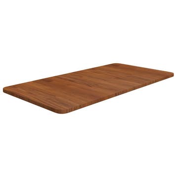 vidaXL Wastafelblad 80x40x1,5 cm behandeld massief hout, Verzenden