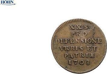 20 Sols 1708 Frankreich Ludwig Xiv 1643-1715, Verzenden, België