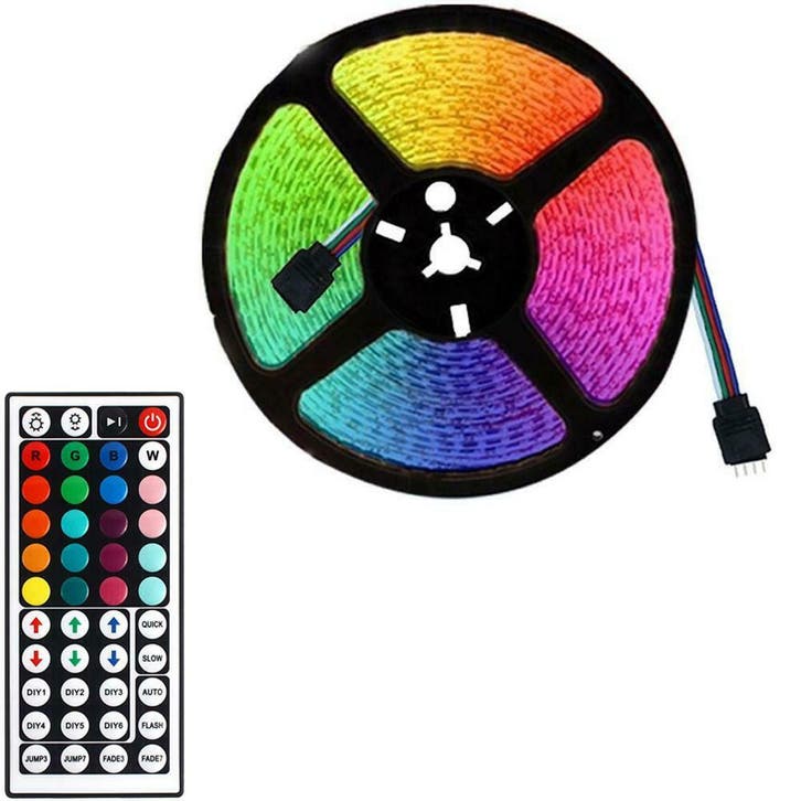 LED Strip RGB - 5 meter - complete set - type 5050 - 60 Led, Maison & Meubles, Lampes | Autre, Enlèvement ou Envoi