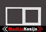 PVC Kunststof Ramen 150x80 vast-draaikiep in Voorraad Ug=1.1, Ophalen of Verzenden, Raamkozijn