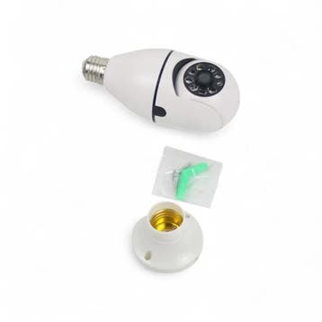 Wifi Beveiligings Camera 360 graden draaibaar E27 Schroefaan, Verzenden, Nieuw