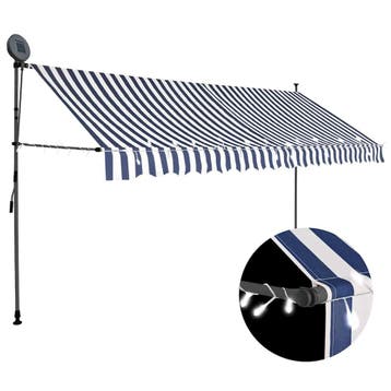 Luifel 400cm met LED | Tweede kansje | OP = OP (zonneluifel), Tuin en Terras, Verzenden, Zo goed als nieuw, 250 cm tot 450 cm