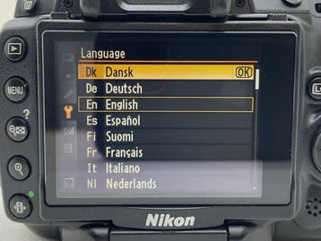 Nikon D5000 + AF-S NIKKOR 3.5-5.6/18-55mm G VR Digitale, Nieuw