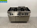 RVS Zanussi 6 Pits Fornuis met oven 3 x 2/1 GN GAS Horeca, Ophalen of Verzenden, Nieuw in verpakking