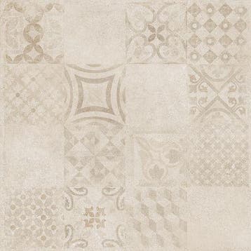 Vloertegel/Wandtegel Rako Betonico Beige Decor 60x60, 60 cm of meer, Nieuw, Ophalen of Verzenden, 10 m² of meer