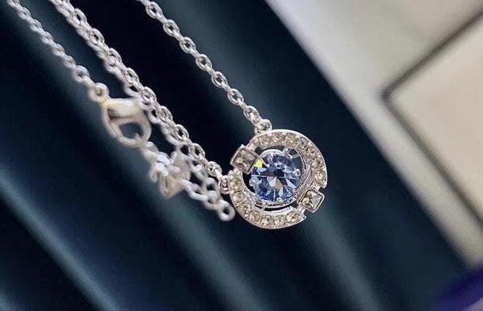 Swarovski crystals - Halsketting - Swarovski-halsketting, Antiek en Kunst, Curiosa en Brocante