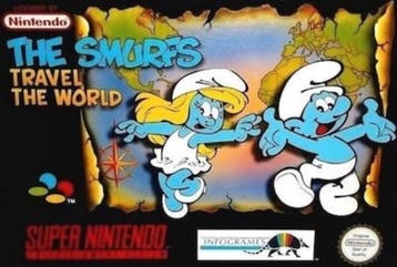 De Smurfen (Losse Cassette) (SNES Games), Games en Spelcomputers, Ophalen of Verzenden, Zo goed als nieuw