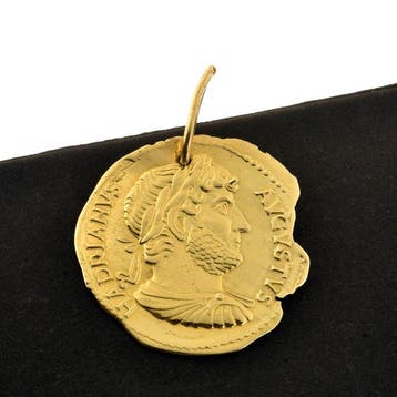 Munthanger - 14 karaat Geel goud, Handtassen en Accessoires