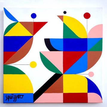 Antony Squizzato - Syndrome de limposteur (XL painting)