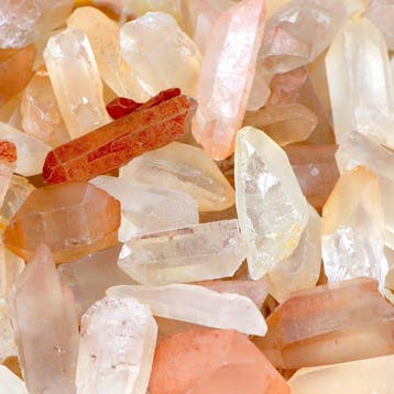 Dernier lot ! - Pointes de cristal tangerine - Lot en gros