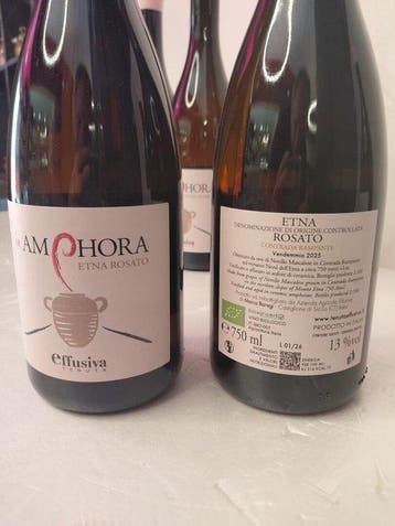 2025 Tenuta Effusiva, Amphora Rosato - Sicile - 6 Bouteille