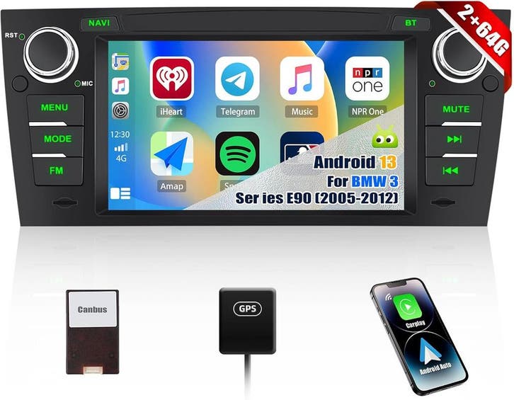 BMW E90 Autoradio Android 13 | Retour Deal | 37% KORTING!, Auto diversen, Autoradio's, Nieuw, Verzenden