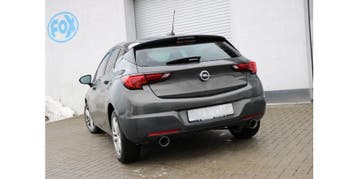 FOX Opel Astra K hatchback einddemper dwars uitgang rechts/l, Auto-onderdelen, Uitlaatsystemen, Verzenden, Nieuw
