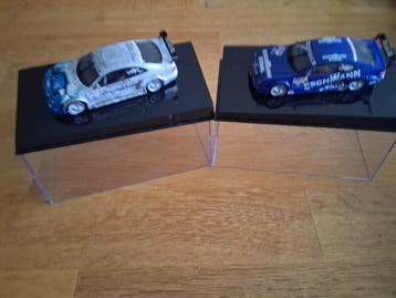 Autoart 1:43 - Modelauto (2) - Mercedes-Benz CLK DTM, Nieuw