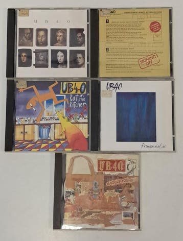 Verzameling van 5 UB40 CD's Collectie, Cd's en Dvd's, Cd's | Reggae en Ska, Verzenden, Nieuw in verpakking