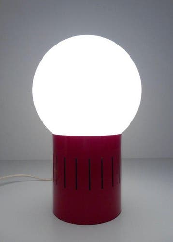 Lampe de table - Style space-age des années 70 - Aluminium,, Antiek en Kunst