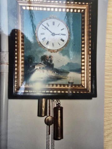 Zwarte Woud wandklok - Antiek Hout - 1850-1900 -, Antiek en Kunst