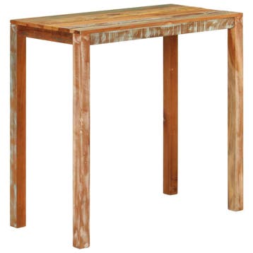 vidaXL Bartafel 112x55x108 cm gerecycled massief mangohout, Verzenden, Nieuw