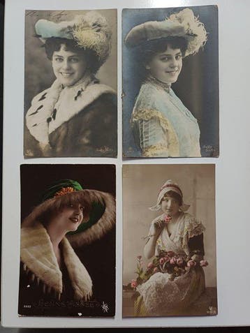 Fantasie - Vrouwen uit vroeger tijden, mode & schoonheid -, Gelopen