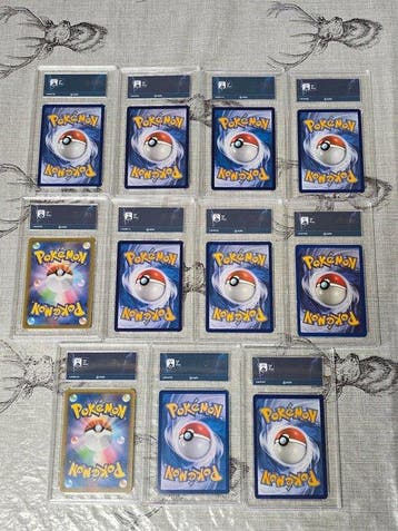 Pokémon - 11 Graded card Foil, Promo card, Full art,