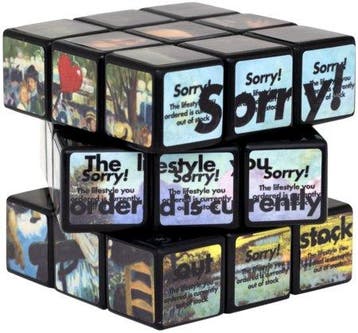 Mr Brainwash (1966) - MBW X RUBIK’S (Rubik style 3)