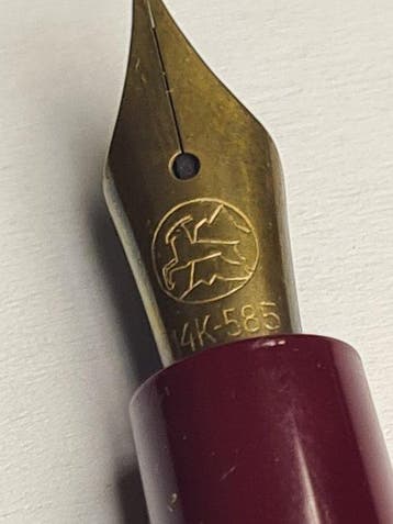 Rexpen NOS Exclusive Set Solid 14K 585 Gold Peter Bock Nib -