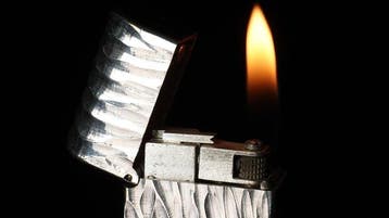 Dunill - Dome Bark Pattern Rollagas Lighter - Zonder, Nieuw