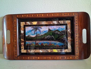 Decoratief dienblad - Spanje - Versierd dienblad