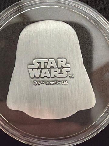 Medaille. Star Wars - Darth Vader (Zonder minimumprijs)