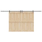 vidaXL Doos met onderdelen voor schuifdeur 427 cm staal, Verzenden, Nieuw