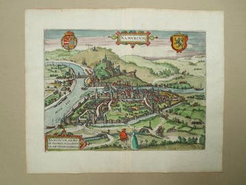 Belgique - Namur / Namur; L. Guicciardini / W. Blaeu -