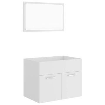 Meuble salle de bain blanc - 2 pieces - Retour client - 4..., Maison & Meubles, Verzenden