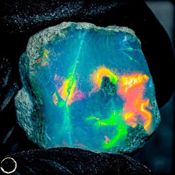 Welo-Opal ruwe steen uit de beroemde Welo-mijn 27,85ct- 5.57