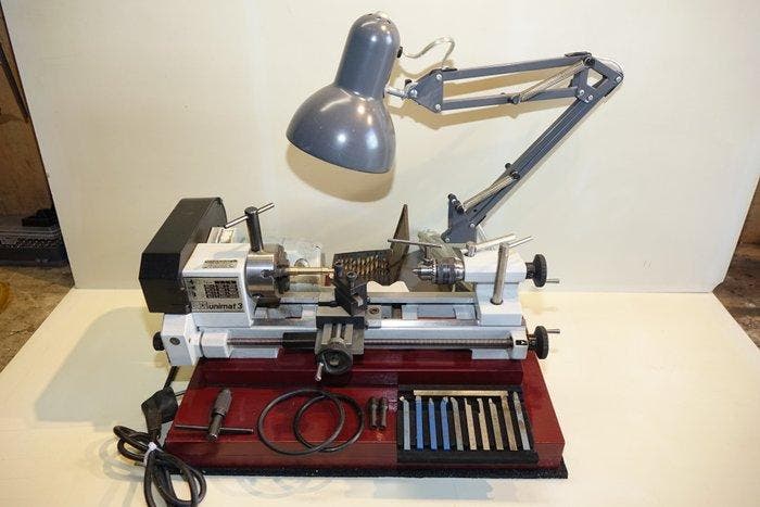 Gereedschap voor klokken/horloges Vintage - Emco Unimat, Antiek en Kunst, Antiek | Klokken