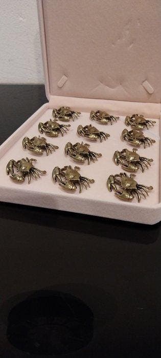 Messensteun (12) - Crabes - Verguld messing