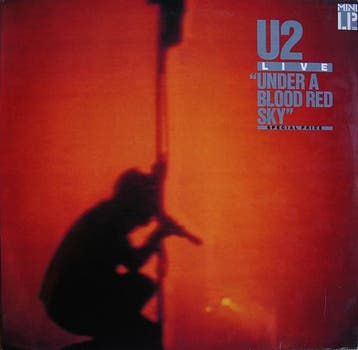U2 - Under A Blood Red Sky (Live) (LP 1985), Verzenden